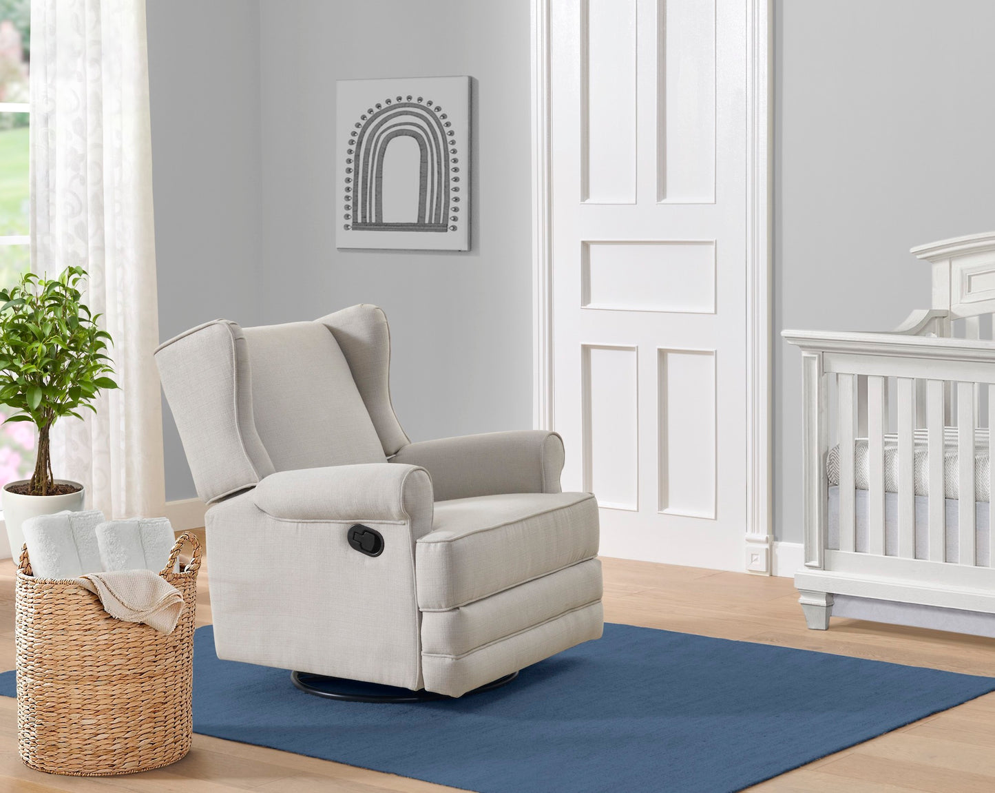 OXFORD TEEGAN SWIVEL GLIDER