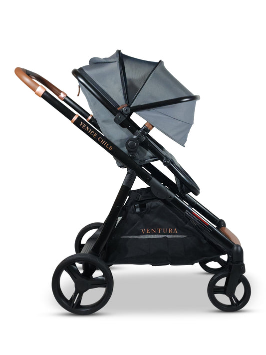 VENTURA SINGLE TO DOUBLE SIT AND STAND STROLLER