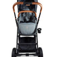 VENTURA SINGLE TO DOUBLE SIT AND STAND STROLLER WITH BASSINET