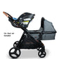 VENTURA SINGLE TO DOUBLE SIT AND STAND STROLLER WITH BASSINET