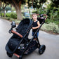 VENTURA SINGLE TO DOUBLE SIT AND STAND STROLLER WITH 2ND TODDLER SEAT