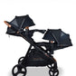 VENTURA SINGLE TO DOUBLE SIT AND STAND STROLLER WITH BASSINET